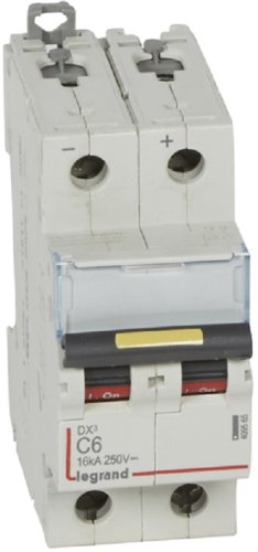 Выключатель автоматический Legrand DX3-E 10000 2п 6А C 16кА картинка